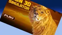 3D Lion Attack Sim Screen Shot 2