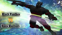 Pahlawan Panther hitam terbang vs pahlawan tongkat Screen Shot 1