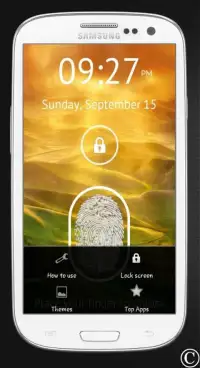 Fingerprint Lockscreen Prank Screen Shot 3