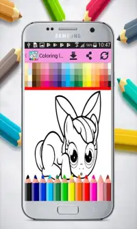 Coloring little Pony Princess Screen Shot 5