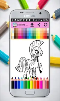 Coloring little Pony Princess Screen Shot 4