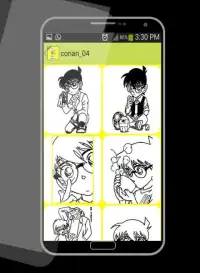 how to draw detective conane Screen Shot 3