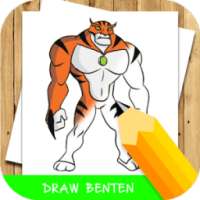 how to draw cartoon ben 10