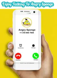 Angry Spong Bob Calling You Screen Shot 0