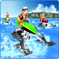 Kids Water Bike Racing 3D
