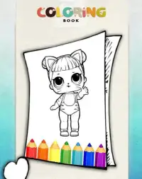 How To Color LOL Surprise Doll -lol dolls ball pop Screen Shot 1