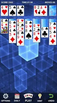 Cube Theme for Solitaire Screen Shot 1