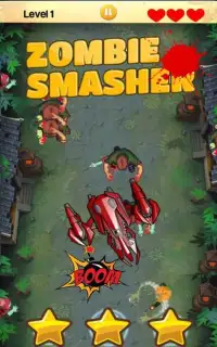 Zombie attack : Smash Zombie Game Screen Shot 0