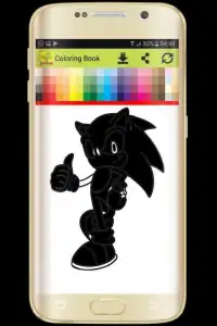 Coloring Book for sonic Screen Shot 2