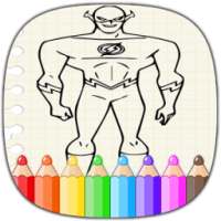 Superhero Coloring Game
