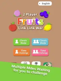 2 Player Fruits Link Link War Screen Shot 1