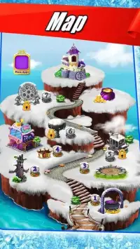 Icy Putri Salju Kastil Salon-Sihir Berdandan game Screen Shot 6
