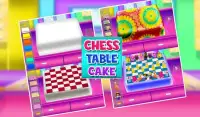 Chess Table Cake Maker Game! DIY Cooking Chef Screen Shot 5