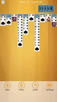 Spider Solitaire : 300 levels Screen Shot 2