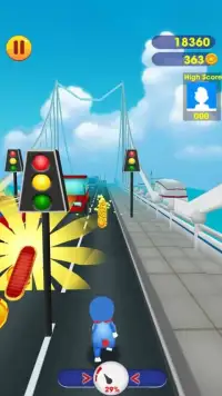 Doraemon Rush : Subway Doramon Run Screen Shot 1