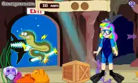 Underwater Escape - Girl Game Screen Shot 1
