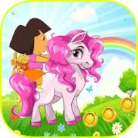 Little Dora Magical Pony Forest Run