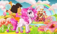 Little Dora Magical Pony Forest Run Screen Shot 3