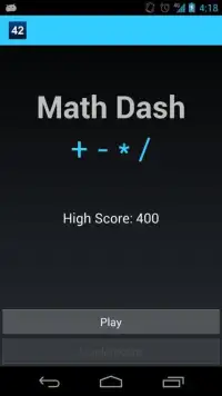 Math Dash Screen Shot 2
