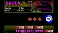 Triple Star 2000 Video Poker Screen Shot 1