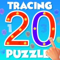 123 Number Learning Tracing and Puzzle for Kids