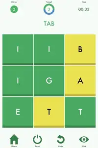 Turn Em Green: Word Puzzle Screen Shot 1