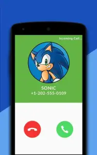 Sonic's Fake Call Simulator Screen Shot 2