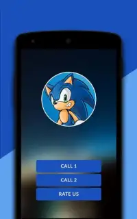 Sonic's Fake Call Simulator Screen Shot 0