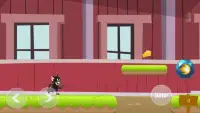 Super Ninja Tom- Adventure Running and Shooting Screen Shot 1