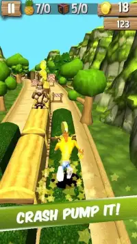 Crash Run: Lost Temple Jungle Dash Screen Shot 4