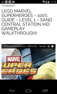 Lego Marvel Super Heroes Walkthroughs Screen Shot 0