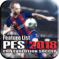 Feature List PES 2018