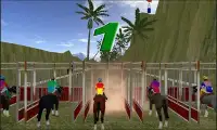Virtual Wild Horse Racing Jump Screen Shot 1