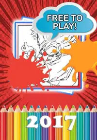 Draw Super Blue Goku Saiyan-Coloring app Screen Shot 1