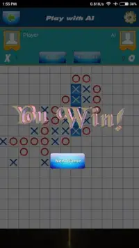 Tic Tac Toe - XO Puzzle Free Screen Shot 1