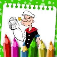 Coloring Pages for Popeye