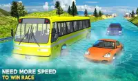 Floating Water Coach Bus Traffic Race Screen Shot 3