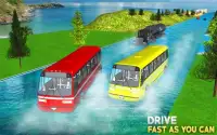 Floating Water Coach Bus Traffic Race Screen Shot 5