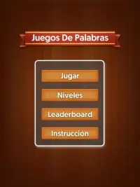 Juegos De Palabras-Crucigrama Screen Shot 2