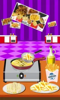 French Fries Maker-A Fast Food Cooking Game Screen Shot 8
