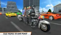 دراجة موقف حافلات لعبة:الشرطة الدراجة مدينة لتعليم Screen Shot 0