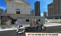 دراجة موقف حافلات لعبة:الشرطة الدراجة مدينة لتعليم Screen Shot 3