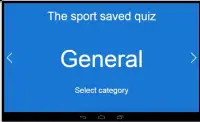 The sport saved quiz Screen Shot 4