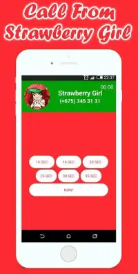 Call From Strawberry Girl - Girls Games Screen Shot 0