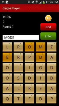 Multiplayer Scrabble Word Game Screen Shot 1
