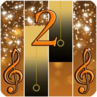 gold piano tiles - online piano
