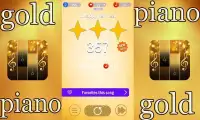 gold piano tiles - online piano Screen Shot 5