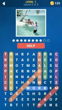 Photo Word Search Screen Shot 2