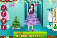 Christmas Dress up Games for Girls -Makeover Salon Screen Shot 1