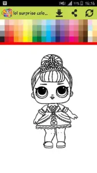 coloring book for dolls surprise ( painting eggs ) Screen Shot 2